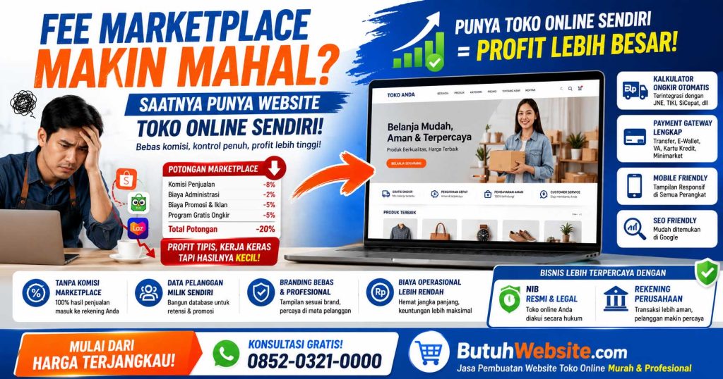 Jasa pembuatan website toko online murah